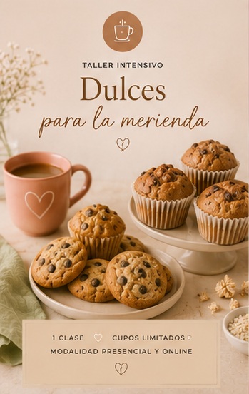 Taller de dulces para las meriendas